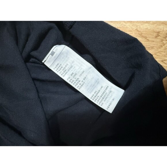 Hollister Short Sleeve Polo Shirt XL Fitted Black Front Logo Y2k Preppy Vtg P - Picture 4 of 8